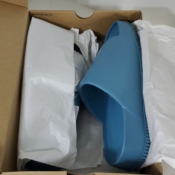 Nike Calm Slide Sandals Smoky Blue Men's Size 13 Women's 14 NWT - Picture 11 of 11